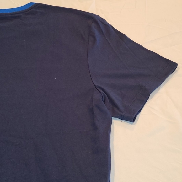Alfani stretch panel blue T-shirt - Picture 11 of 13